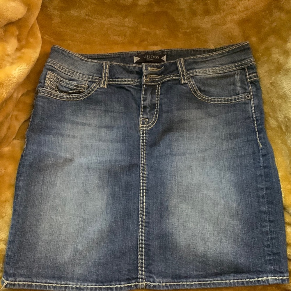 Blue jean skirt